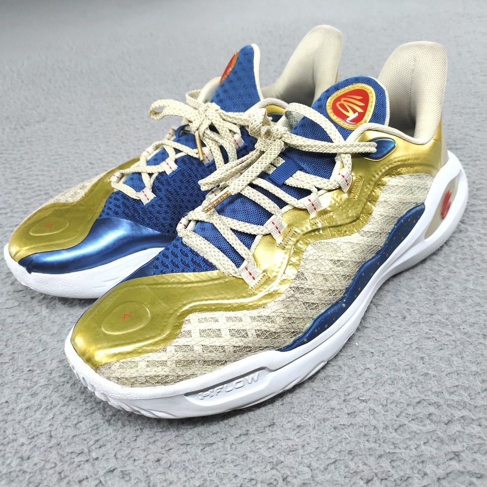 Under Armour Curry Flow 10 Shoes Men's Size 11 Basketball UA 3026617-300 Sneaker